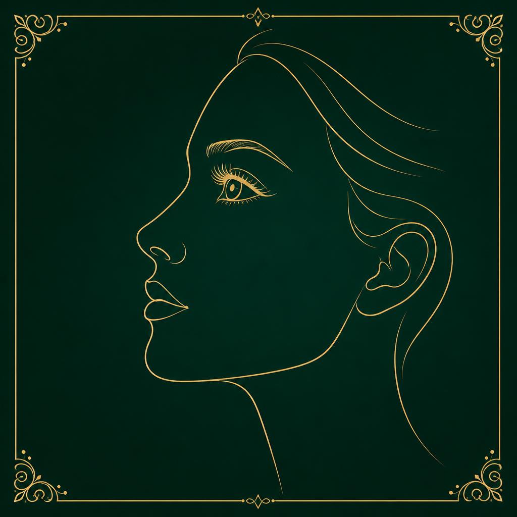 Ilustração médica da região periocular